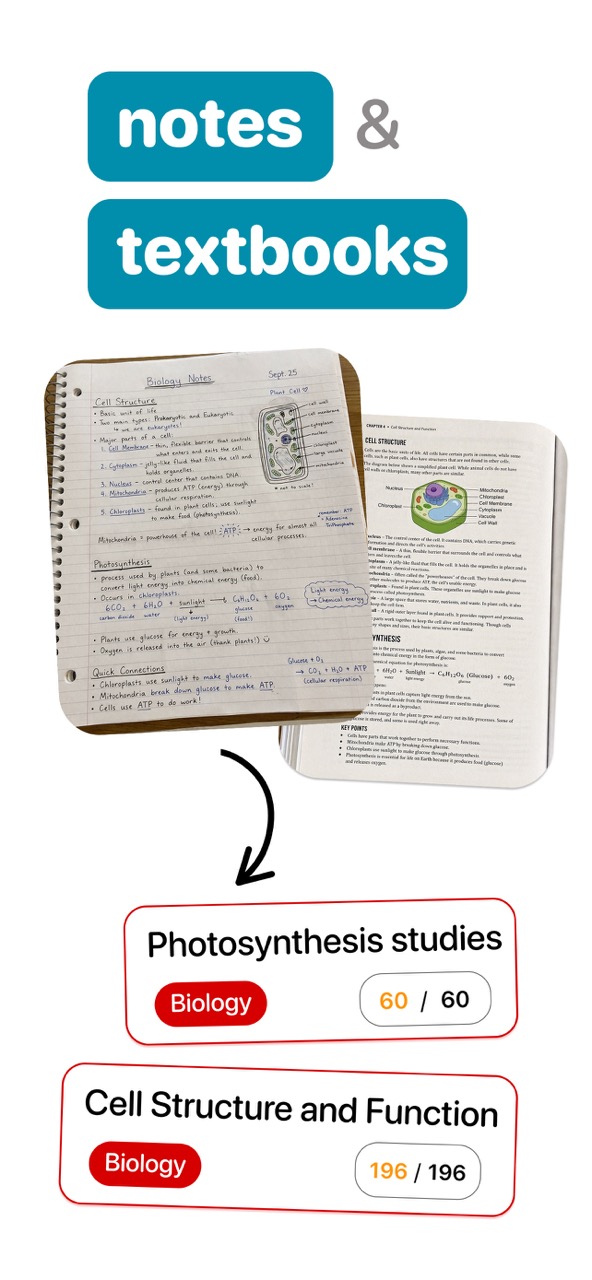 Create instant flashcards for any study topic
